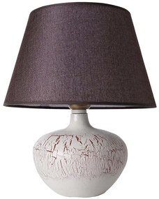 Φωτιστικό Επιτραπέζιο 687HMY2282 30x48cm E27 40W Grey-White Opviq