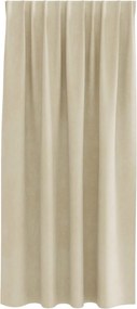 vidaXL Κουρτίνες συσκότισης 2 pcs Κρεμ 140 x 175 cm Βελούδο