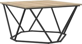 vidaXL Τραπεζάκι σαλονιού Δρύς Sonoma 80 x 80 x 45 cm