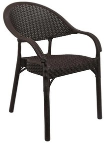 Καρέκλα Hilda Fylliana Καφέ 60x62x85 εκ. 60x62x85 εκ.
