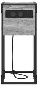 vidaXL Κομοδίνο Γκρι sonoma 41.5 x 26 x 60.5 εκ Επεξεργασμένο ξύλο