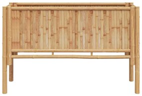 vidaXL Υπερυψωμένη Ζαρντινιέρα Καφέ 110 x 35 x 70 εκ. Μπαμπού