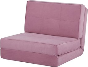 Πολυθρόνα κρεβάτι Nextdeco Flex ροζ Υ62x74x80εκ.