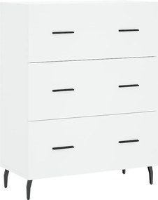 vidaXL Ντουλάπι Λευκό 69,5x34x180 εκ. από Επεξεργασμένο Ξύλο