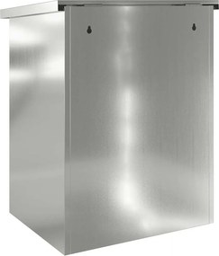 vidaXL Θυρίδα Πακέτων Μαύρο 47,5 x 38 x 59 εκ. Επικαλυμμένος Χάλυβας