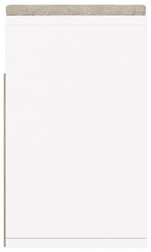 vidaXL Παπουτσοθήκη Λευκή 104 x 30 x 49 εκ. Μοριοσανίδα με Μαξιλάρι