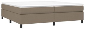 ΚΡΕΒΑΤΙ BOXSPRING ΜΕ ΣΤΡΩΜΑ TAUPE 200X200 ΕΚ. ΥΦΑΣΜΑΤΙΝΟ 3144451