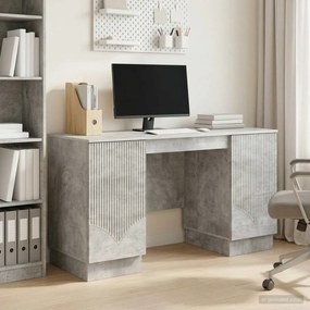 VidaXL Γραφείο Γκρι Σκυροδέματος 142,5 x 50 x 75 εκ.