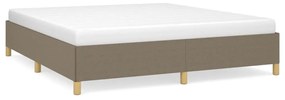 ΠΛΑΙΣΙΟ ΚΡΕΒΑΤΙΟΥ BOXSPRING TAUPE 160X200 ΕΚ. ΥΦΑΣΜΑΤΙΝΟ 3120973