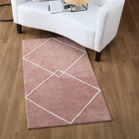 Πατάκι Μπάνιου (70x130) Kentia Loft Veda 14 Pink