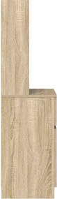 vidaXL Κομοδίνο Sonoma Δρυς 39x35x125 εκ. από Επεξεργασμένο Ξύλο