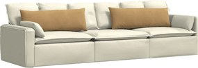vidaXL Μαξιλάρι Καναπέ 2 τμχ. Βελούδο Καφέ 120 x 40 cm