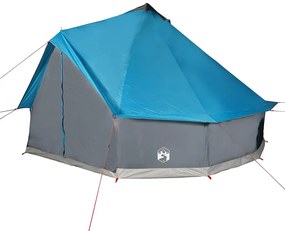 vidaXL Σκηνή Οικογενειακή Tipi 6 Ατόμων Αδιάβροχη Μπλε
