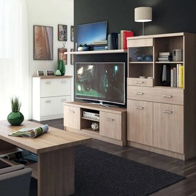 Σύθεση Τηλεόρασης Top Mix 200X42x150cm Sonoma - TO-TOPMIXSET3 - TO-TOPMIXSET3