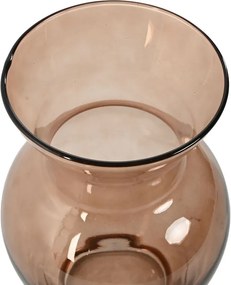 Βάζο Home ESPRIT Κεχριμπάρι Κρυστάλλινο Σύγχρονη 16 x 16 x 27 cm