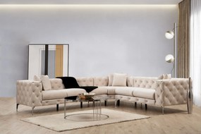 Corner Sofa Como Right - Ecru Ecru