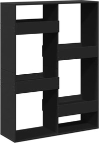 vidaXL Βιβλιοθήκη Μαύρη 100x33x135 εκ. από Επεξεργασμένο Ξύλο