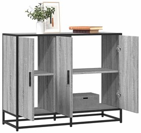 vidaXL Sideboard Grey Sonoma 94x35x76 cm Ξύλινη κατασκευή