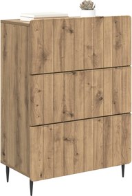 vidaXL Ντουλάπι με Συρτάρια 66 x 34,5 x 92 εκ. Επεξεργασμένο Ξύλο