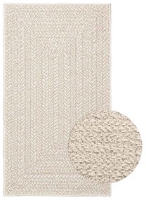 Χαλί ZIZUR Κρεμ Όψη Γιούτας Εσωτ. & Εξωτ. Χώρου 60 x 110 εκ.