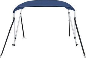 vidaXL Τέντα Σκάφους με 2 Αψίδες Μπλε 150x120x110 εκ.