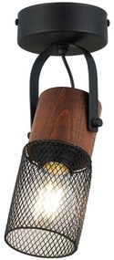 Φωτιστικό Οροφής - Σποτ Lema 341LCA1125 10x27cm 1xE27 40W Black Opviq