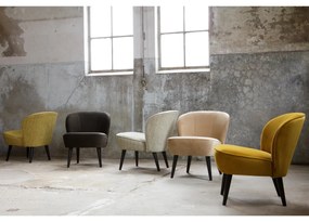 Armchair Eladro Sara armchair velvet ochre 375690-132-5C