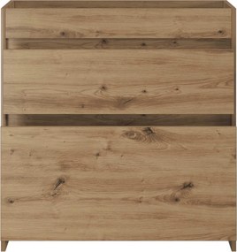 vidaXL Ντουλάπι Κάτω από τον Νιπτήρα Artisan Δρυς 78,5 x 37,5 x 81 εκ