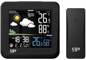 Πολυλειτουργικό Μετεωρολογικό Σταθμό CGV MY METEO-1NC Μαύρο