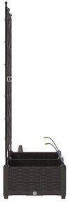 vidaXL Ζαρντινιέρες κήπου Καφέ 80 x 40 x 126 cm Ατσάλι