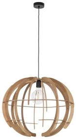 Κρεμαστό Φωτιστικό Οροφής 1xE27 Μπεζ Ξύλο Venus Wood 6888 TK Lighting 6888 Μπεζ