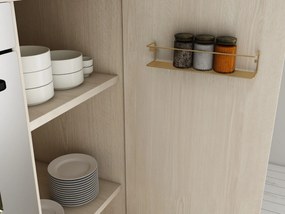 Ράφι Τοίχου Χρυσό BANYO 7x7x33