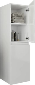 Drop Luxus White Gloss - Κρεμαστή Στήλη Μπάνιου (34x34x118)
