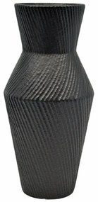 Βάζο 843008 Φ12x25cm Black Mat Ankor Ceramic