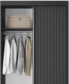 Ντουλάπα συρόμενη Proco II με καθρέπτη