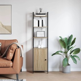 vidaXL Βιβλιοθήκη 6 επιπέδων 40 x 24 x 161 εκ Επεξεργασμένο Ξύλο