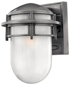 Απλίκα Φωτιστικό Τοίχου 1xE27 IP44 27cm Reef Elstead Lighting-HK-REEF-SM-HE-Γκρι HK-REEF-SM-HE
