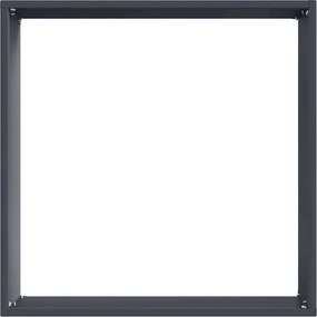 vidaXL Περίγραμμα γκαζόν 6 pcs Ανθρακί 40 x 40 x 13 cm Ατσάλι