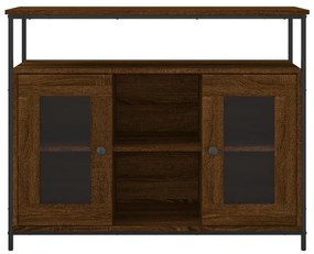 vidaXL Συρταριέρα Καφέ Δρυς 100x35x80 εκ. από Επεξεργασμένο Ξύλο