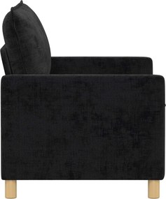 vidaXL Καναπές Μαύρο 126 x 81 x 87,5 εκ Πολυεστέρας
