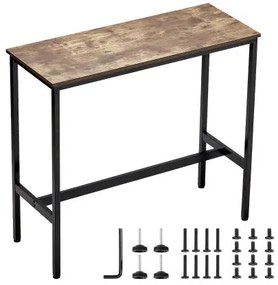VEVOR Bar Table Height Pub Table Cocktail Counter Kitchen Dining 39x16x35.5 in