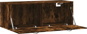 vidaXL Ντουλάπι Τοίχου Καπνιστή δρυς 100x36,5x35εκ. Επεξεργασμένο Ξύλο