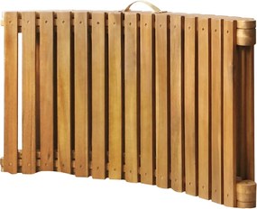 vidaXL Ξαπλώστρα Καφέ από Μασίφ Ξύλο Ακακίας