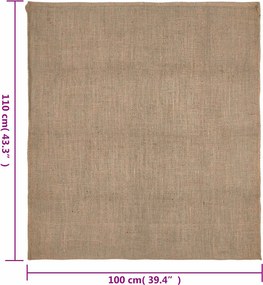 vidaXL Σακιά Γιούτας 10 Τεμ. 100 x 110 εκ. από Γιούτα 220 gsm