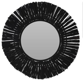 Διακοσμητικός Καθρέφτης Τοίχου (Φ40) K-M Black HZ1954350