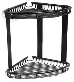 KARAG  RETI Καλάθι γωνιακό σχαρωτό RETI 963777 55 Μαύρο ματ KARAG 21x21x27cm KARAG-3800201584418
