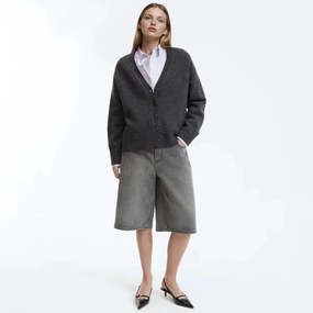 Ζακέτα από μαλλί, σε χοντρό πλέγμα