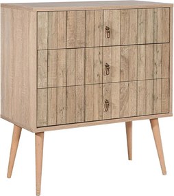 Συρταρτιέρα Soho Megapap χρώμα sonoma 80x40x90εκ.