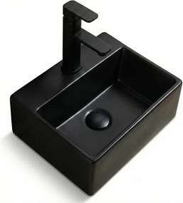 Tema Strike Black Matt 38x30 - Επιτραπέζιος Νιπτήρας