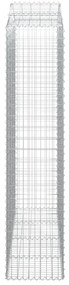 vidaXL Συρματοκιβώτια Τοξωτά 4 τεμ. 200x50x220/240 εκ. Γαλβαν. Ατσάλι